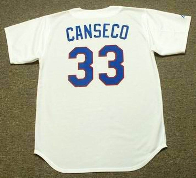 Jose Canseco Texas Rangers 1993 Baseball jersey retro stitched fan gear RTJ00349