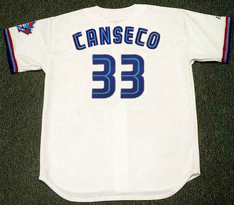 Jose Canseco Toronto Blue Jays 1998 Baseball jersey retro stitched fan gear RTJ00348