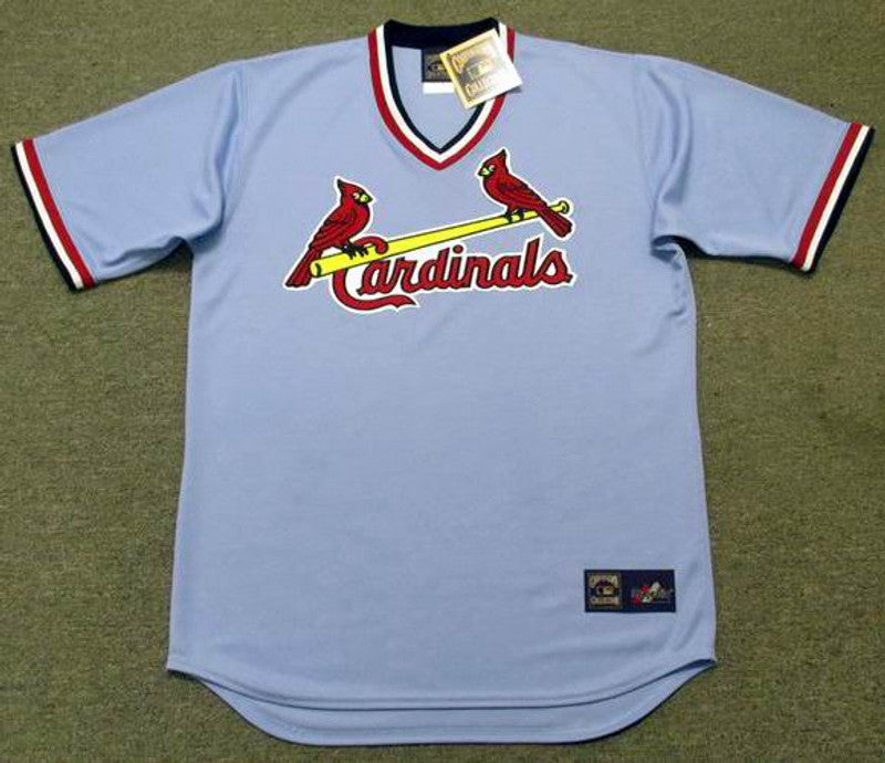 LC SLC ST. 1980s Cooperstown Throwback Away Baseball Stitched Jersey, Vintage Baseball Jersey, Retro Sewn Jersey