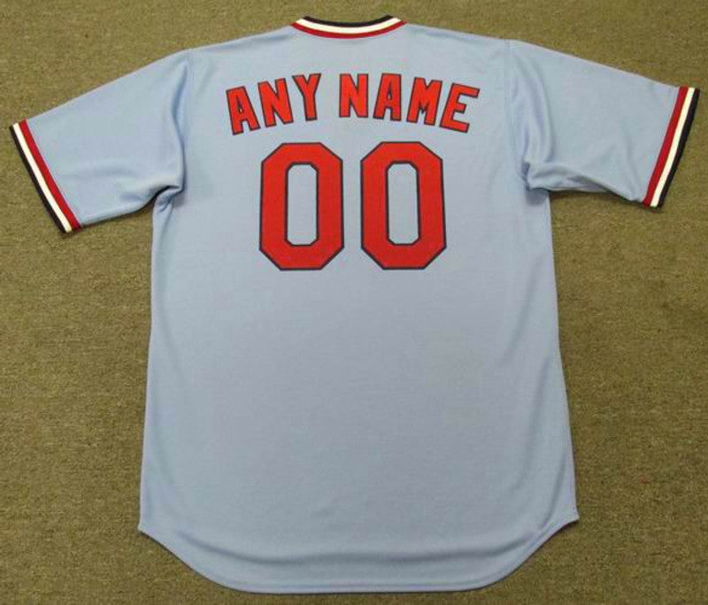 LC SLC ST. 1980s Cooperstown Away Custom Name Number Stitched Jersey, Vintage Baseball Jersey, Retro Sewn Jersey