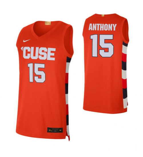 Syracuse Orange 15 Carmelo Anthony Alumni Limited College Basketball Jersey Orange retro stitched fan jersey RTJ2197