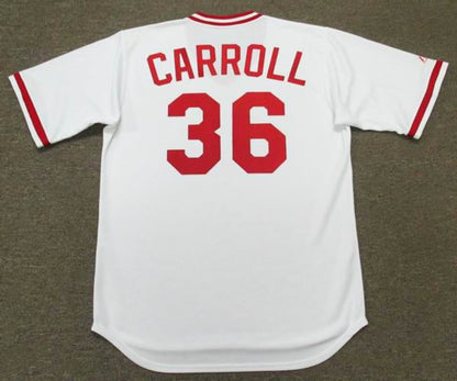 Clay Carroll Cincinnati Reds 1975 Baseball jersey retro stitched fan gear RTJ01395