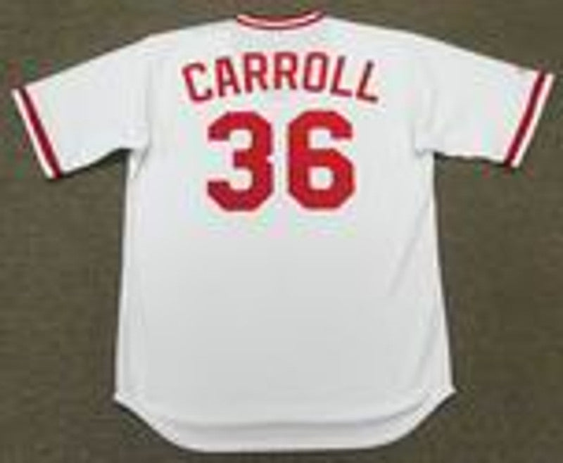 Clay Carroll Cincinnati Reds 1975 Baseball jersey retro stitched fan gear RTJ01395