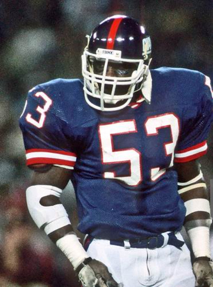 HACA NYG 1988 Throwback Home Football Jersey, Retro Stitched Jersey