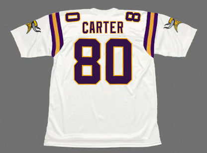 Minnesota Vikings Cris Carter 1998 Away Throwback Football Jersey product image
