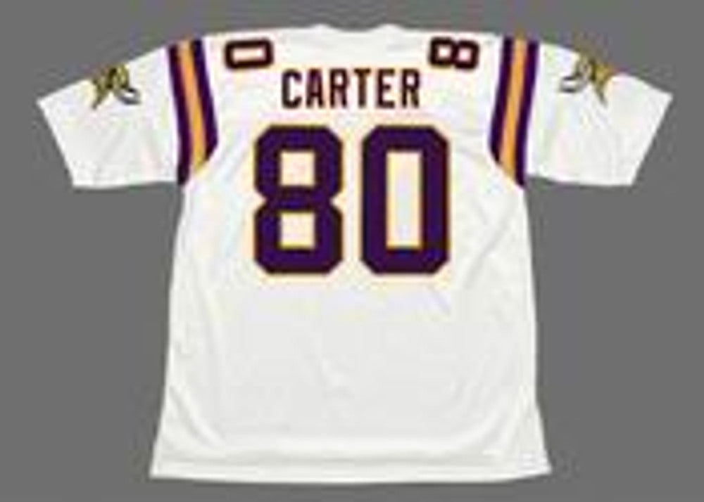 Minnesota Vikings Cris Carter 1998 Away Throwback Football Jersey product image