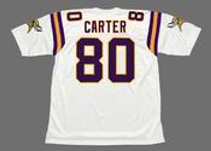 Minnesota Vikings Cris Carter 1998 Away Throwback Football Jersey product image