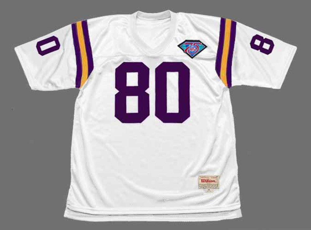 Minnesota Vikings Cris Carter 1994 Away Throwback Football Jersey product image
