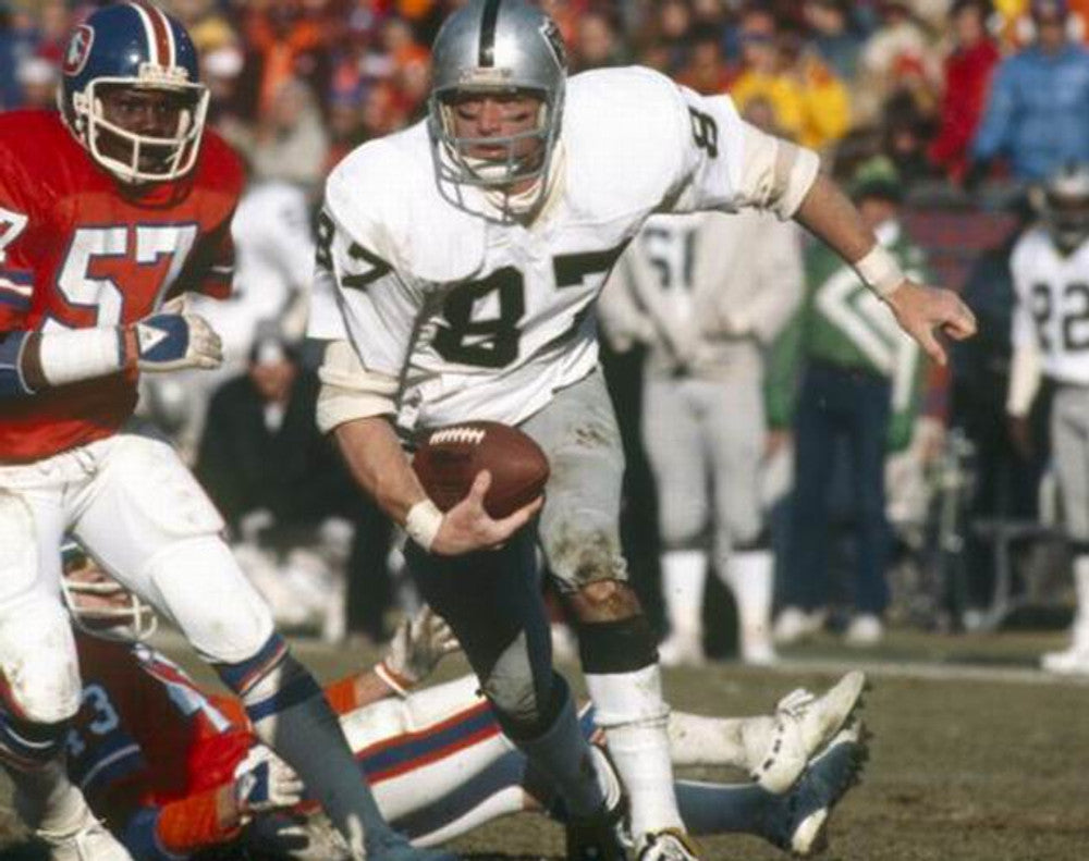 Oakland Raiders Dave Casper 1976 Away Throwback Football Jersey product image