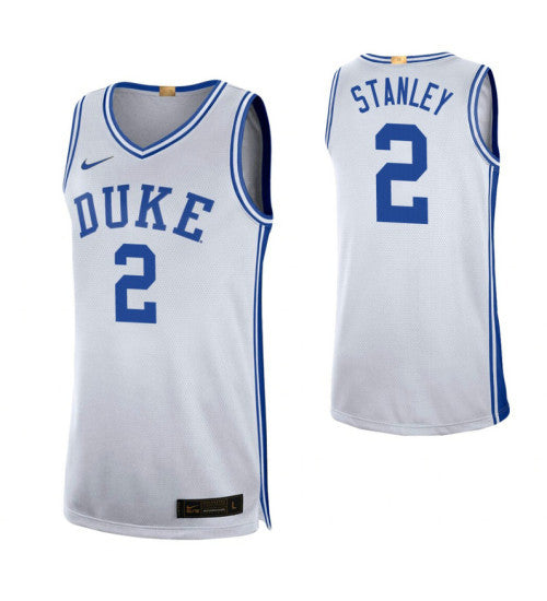 Duke Blue Devils 2 Cassius Stanley Limited College Basketball Jersey White retro stitched fan jersey RTJ5556 image 1