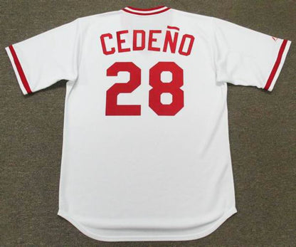 Cesar Cedeno Cincinnati Reds 1982 Baseball jersey retro stitched fan gear RTJ01507