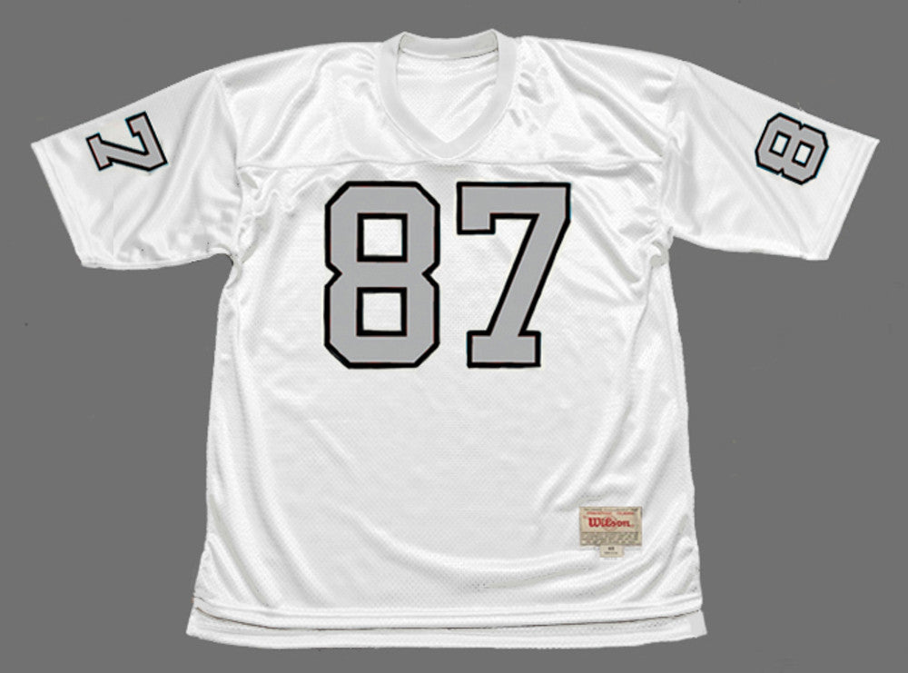 Oakland Raiders Raymond Chester 1970 Away Throwback Football Jersey product image