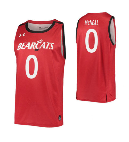 Chris Mcneal College Basketball Jersey Red Cincinnati Bearcats retro stitched fan jersey RTJ6044 image 1