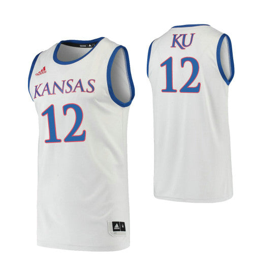 Kansas Jayhawks 12 Chris Teahan College Basketball Jersey Gray retro stitched fan jersey RTJ10520 image 1