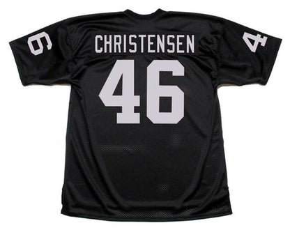 Oakland Raiders Todd Christensen 1983 Home Throwback Football Jersey product image