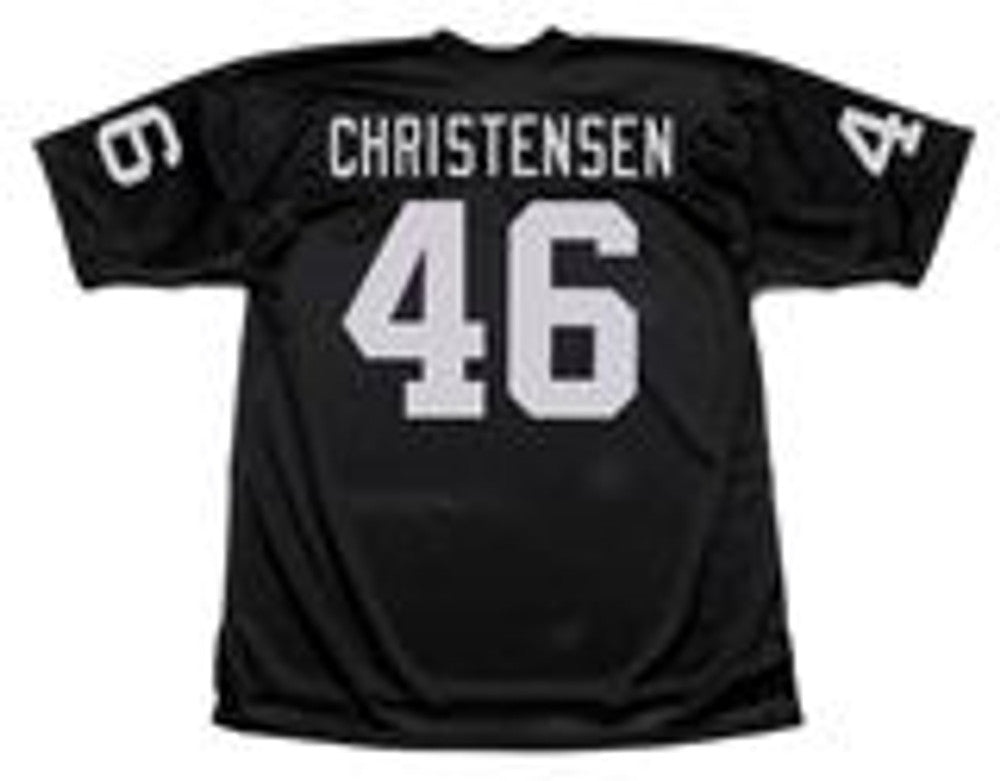 Oakland Raiders Todd Christensen 1983 Home Throwback Football Jersey product image