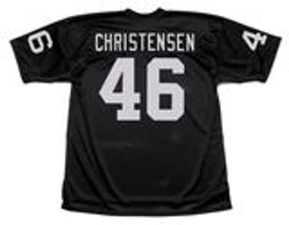Oakland Raiders Todd Christensen 1983 Home Throwback Football Jersey product image