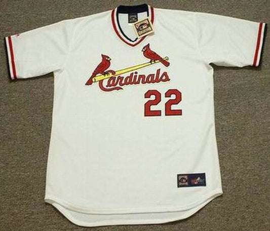 Jack Clark St. Louis Cardinals 1985 Baseball jersey retro stitched fan gear RTJ00685