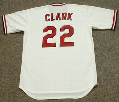 Jack Clark St. Louis Cardinals 1985 Baseball jersey retro stitched fan gear RTJ00685