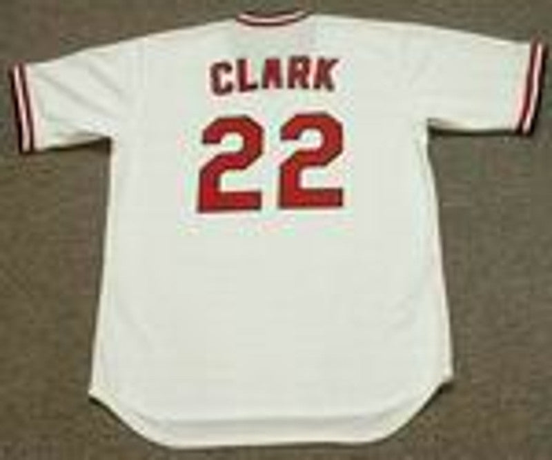 Jack Clark St. Louis Cardinals 1985 Baseball jersey retro stitched fan gear RTJ00685