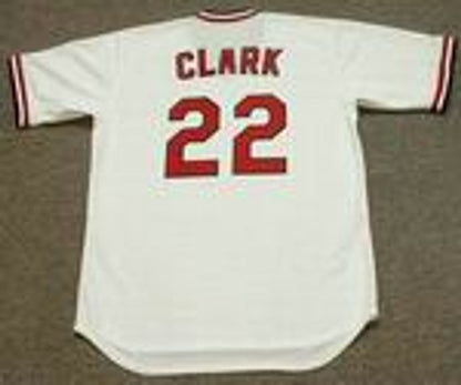 Jack Clark St. Louis Cardinals 1985 Baseball jersey retro stitched fan gear RTJ00685
