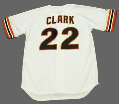 Jack Clark San Francisco Giants 1983 Baseball jersey retro stitched fan gear RTJ00686