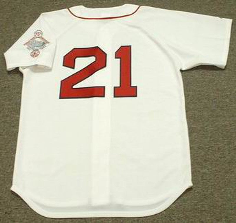 Vintage Baseball Jersey 1987 Home Throwback Stitched Vintage Red Jersey product image