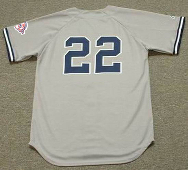 RC NYY 2003 Throwback Away Baseball Stitched Jersey, Vintage Baseball Jersey, Retro Sewn Jersey