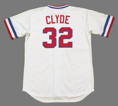 David Clyde Texas Rangers 1974 Baseball jersey retro stitched fan gear RTJ01231