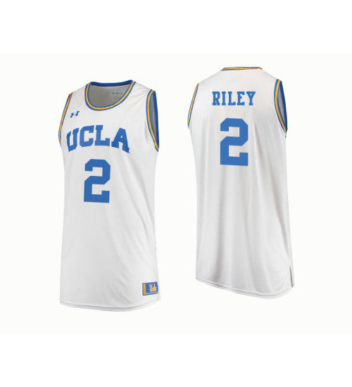UCLA Bruins 2 Cody Riley College Basketball Jersey White retro stitched fan jersey RTJ1837 image 1