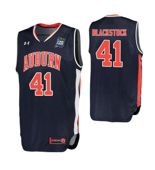 Cole Blackstock Auburn Tigers Navy Final Four College Basketball Jersey retro stitched fan jersey RTJ11854 image 1