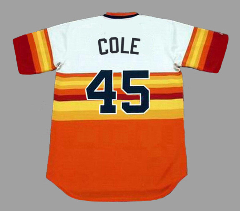 Gerrit Cole Houston Astros 1980s Baseball jersey retro stitched fan gear RTJ00831
