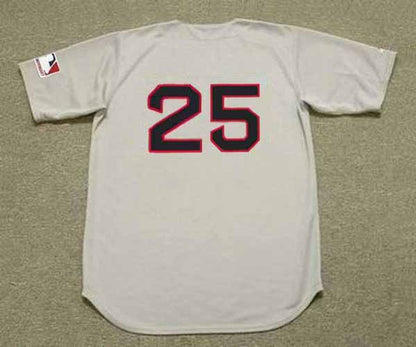 Vintage Baseball Jersey 1969 Away Throwback Stitched Vintage Red Jersey product image