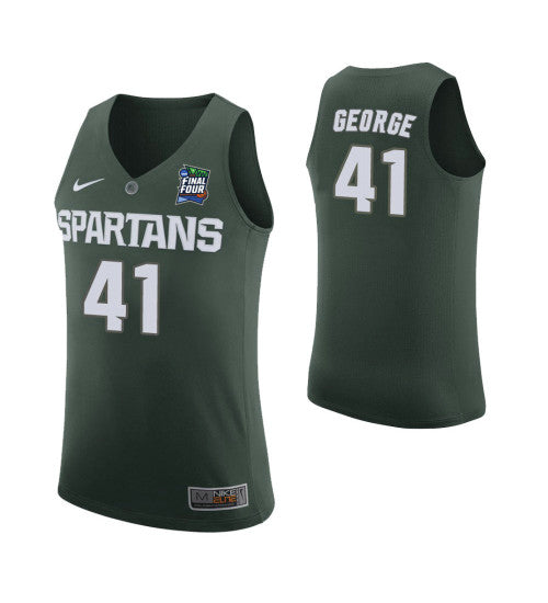 Michigan State Spartans 41 Conner George Green College Basketball Jersey retro stitched fan jersey RTJ9651 image 1