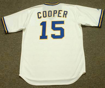 Cecil Cooper Milwaukee Brewers 1977 Baseball jersey retro stitched fan gear RTJ01513