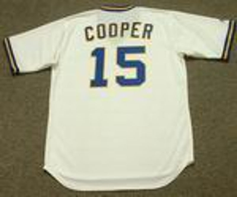 Cecil Cooper Milwaukee Brewers 1977 Baseball jersey retro stitched fan gear RTJ01513