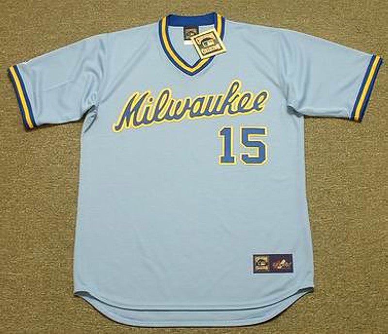 CC MB Milwaukee 1982 Away Throwback Baseball Stitched Jersey, Vintage Baseball Jersey, Retro Sewn Jersey