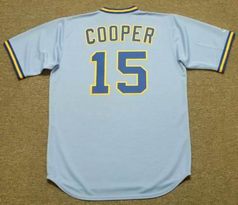 Cecil Cooper Milwaukee Brewers 1982 Baseball jersey retro stitched fan gear RTJ01512