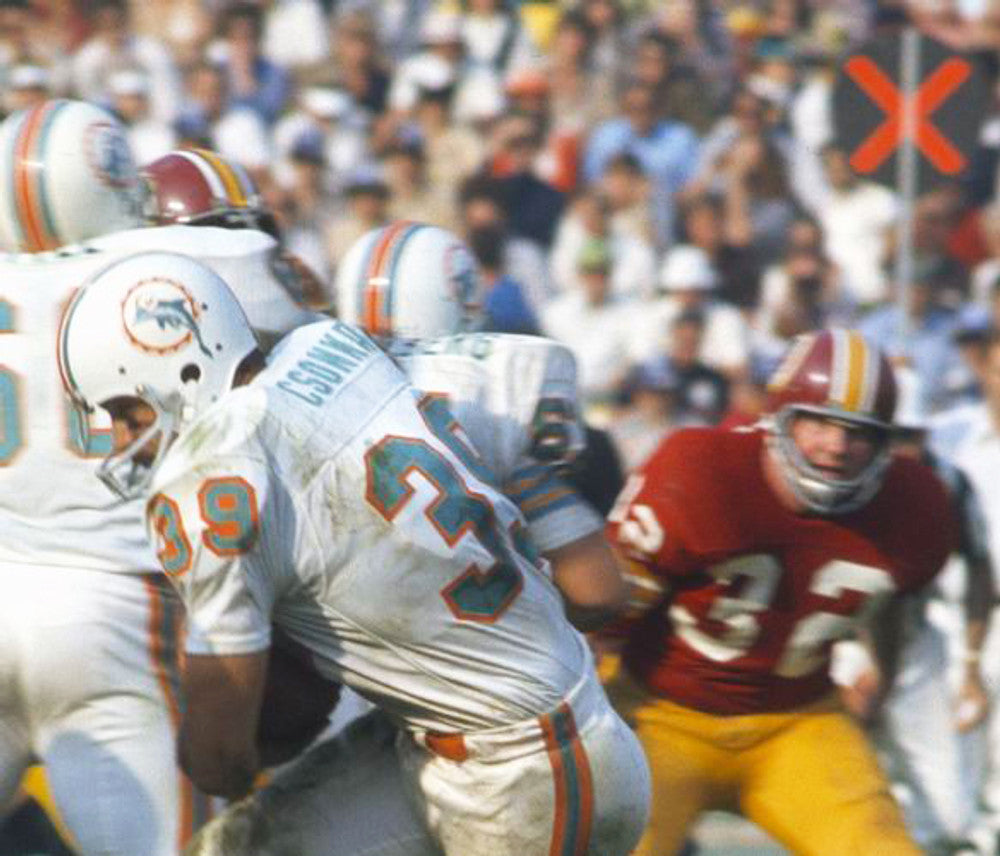 Miami Dolphins Custom Throwback Football Jersey product image
