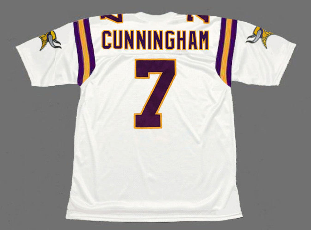 Minnesota Vikings Randall Cunningham 1998 Away Throwback Football Jersey product image