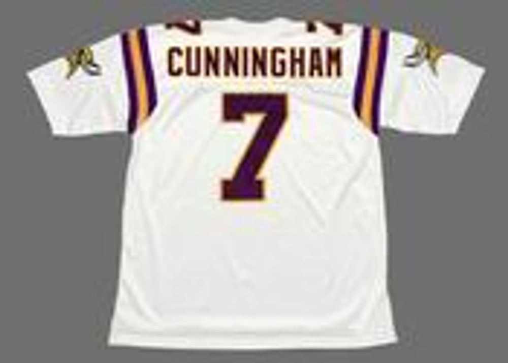Minnesota Vikings Randall Cunningham 1998 Away Throwback Football Jersey product image