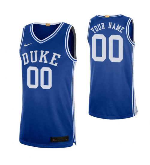 Duke Blue Devils 00 Custom College Basketball Alumni Limited Jersey Royal retro stitched fan jersey RTJ11453 image 1