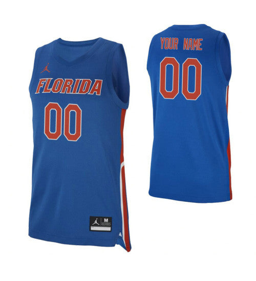 Florida Gators Custom Jersey Royal retro stitched fan jersey RTJ11322 image 1