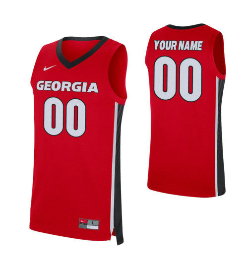 Georgia Bulldogs Custom Jersey Red retro stitched fan jersey RTJ11181 image 1