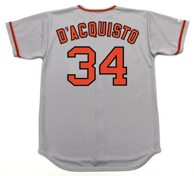 John Dacquisto San Francisco Giants 1974 Baseball jersey retro stitched fan gear RTJ00429