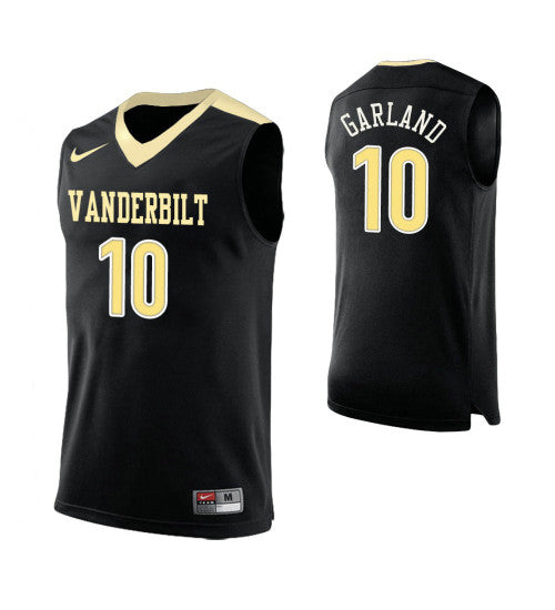 Vanderbilt Commodores 10 Darius Garland College Basketball Jersey Black retro stitched fan jersey RTJ1534 image 1