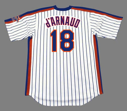 T NYM 1986 Throwback Home Baseball Stitched Jersey, Vintage Baseball Jersey, Retro Sewn Jersey