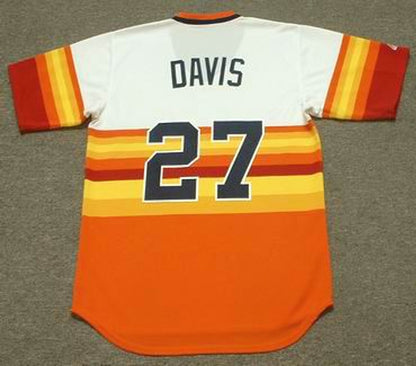 Glenn Davis Houston Astros 1986 Baseball jersey retro stitched fan gear RTJ00822