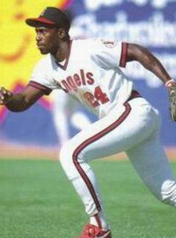 Chili Davis California Angels Baseball jersey retro stitched fan gear RTJ01440