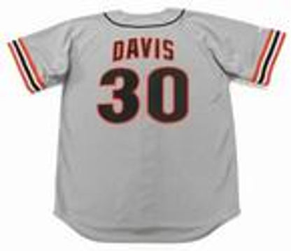 Chili Davis San Francisco Giants 1984 Baseball jersey retro stitched fan gear RTJ01437